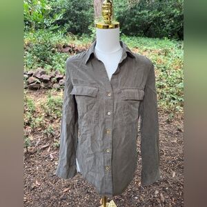 The Group Babaton Aritzia Womens Button-Up Shirt